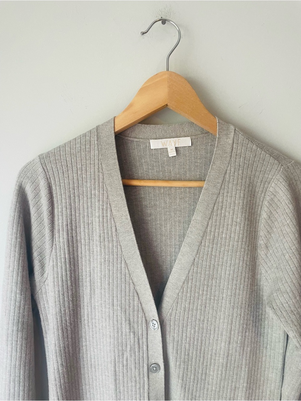 WAYF Ribbed Cardigan Duster - Picture 3 of 8